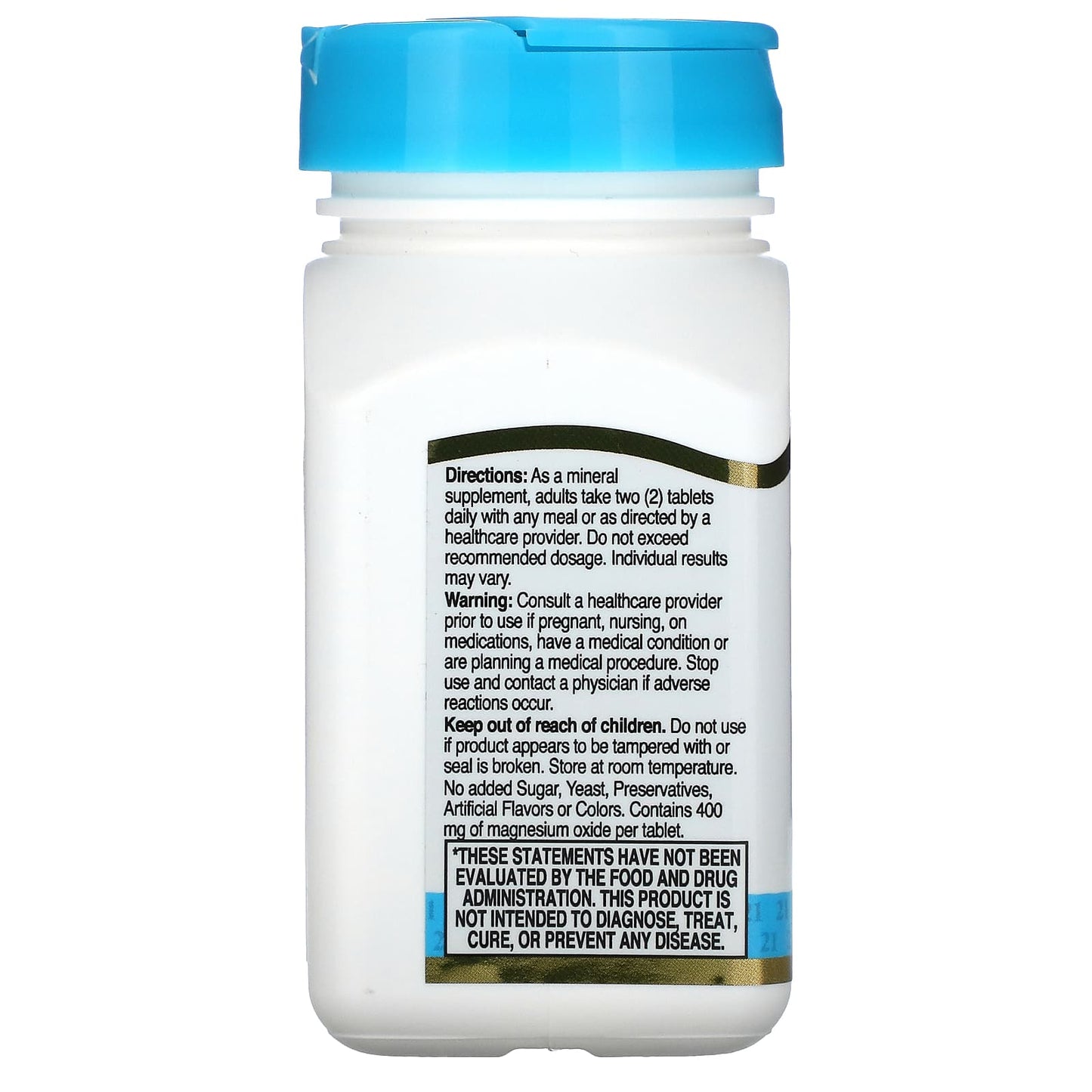 21st Century MgO - Magnesium Oxide (400mg) 90 tabs