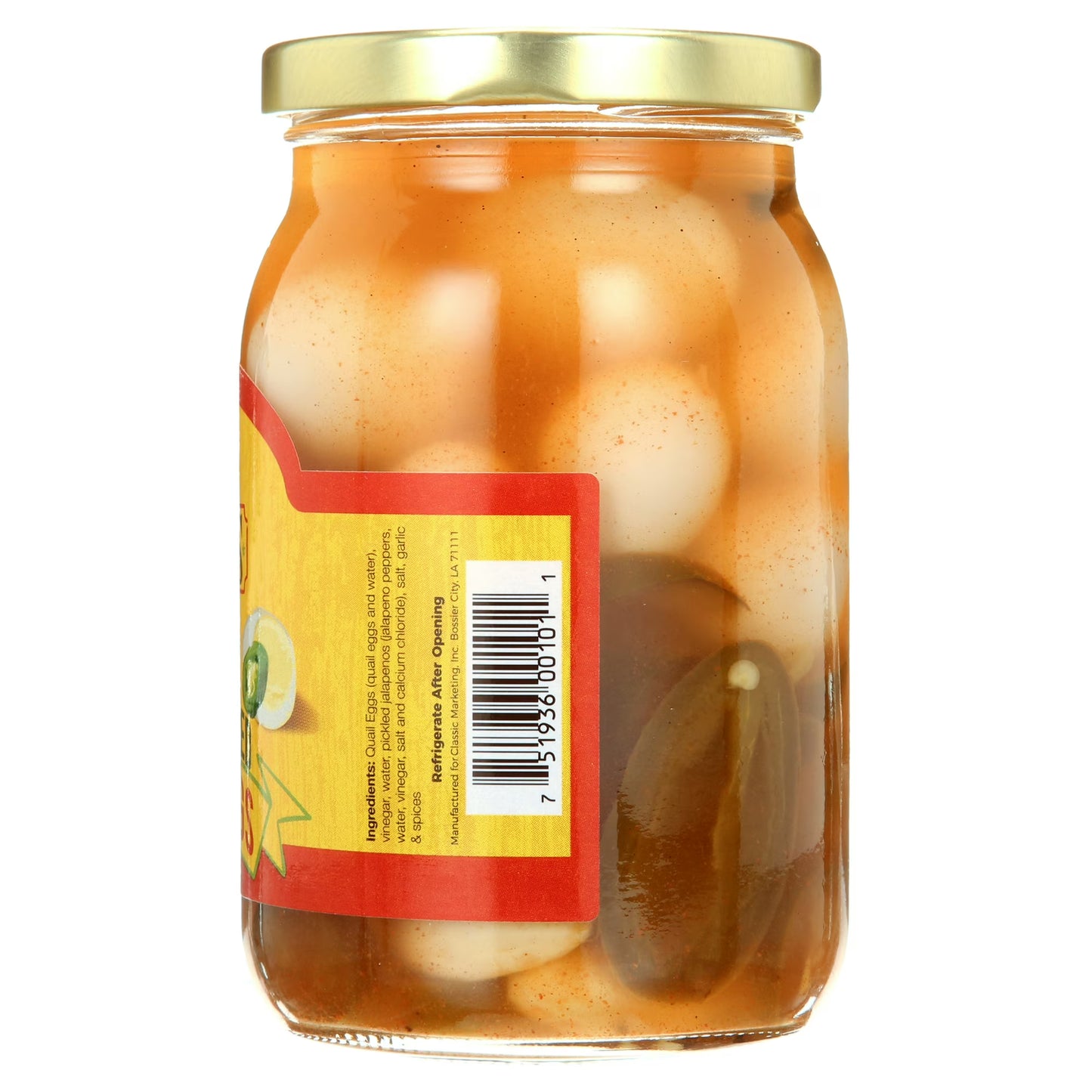 (2 pack) 7 Farms Cajun Pickled Quail Eggs