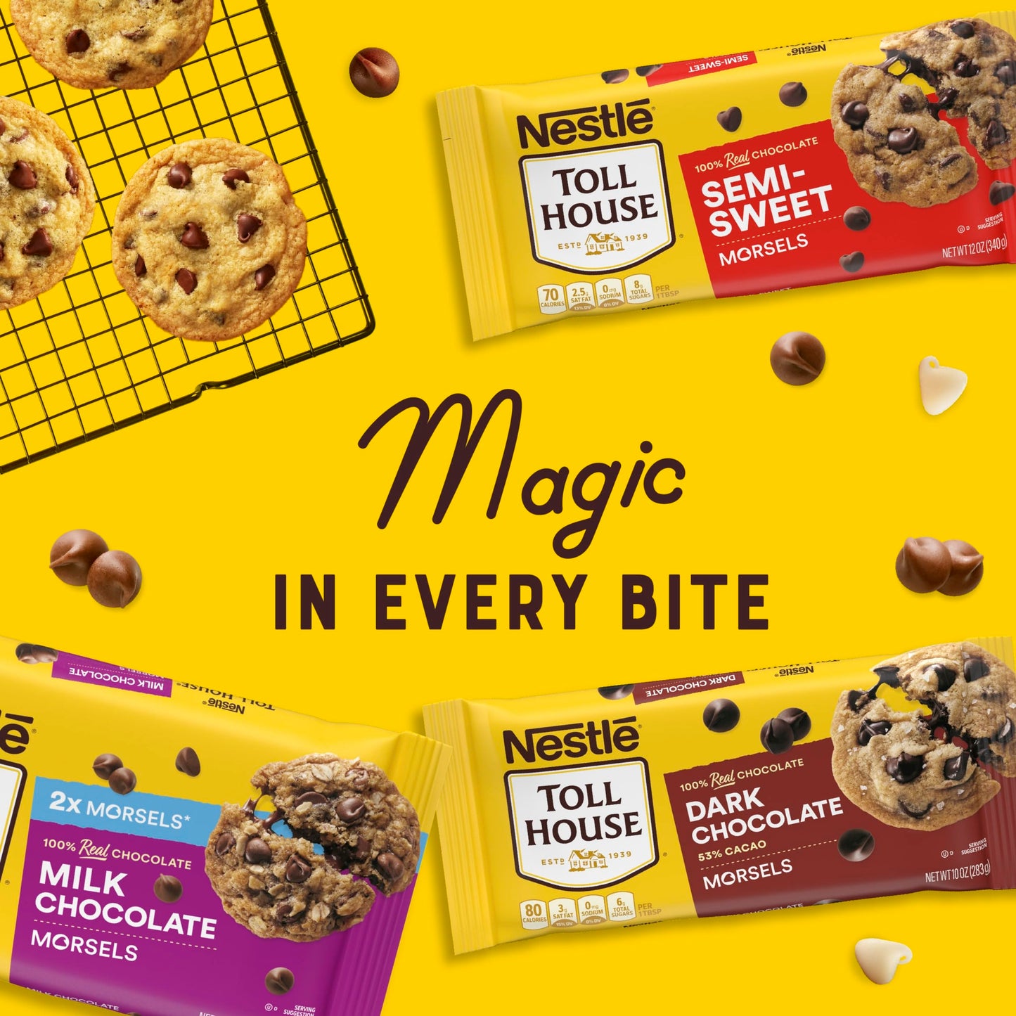 Nestle Toll House Milk Chocolate Morsels 23 oz