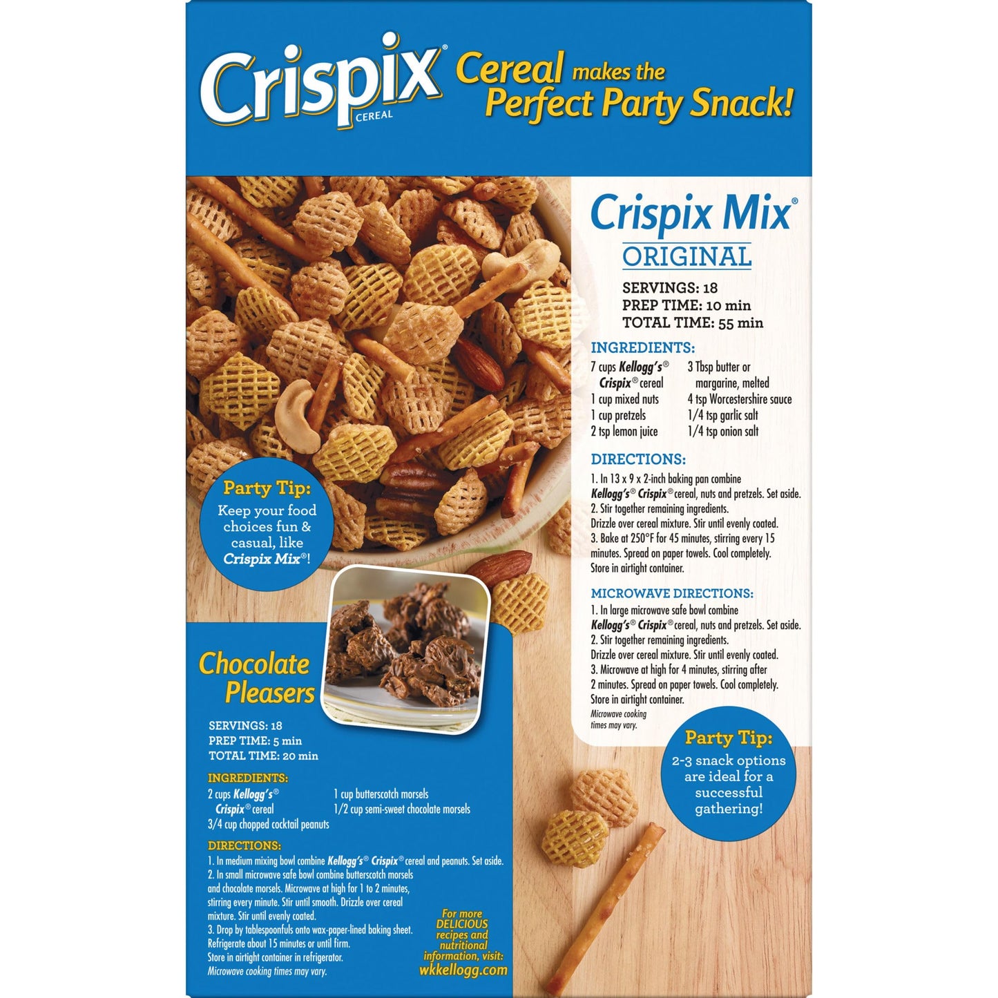 Kellogg's Crispix Original Large Size Breakfast Cereal 12 oz