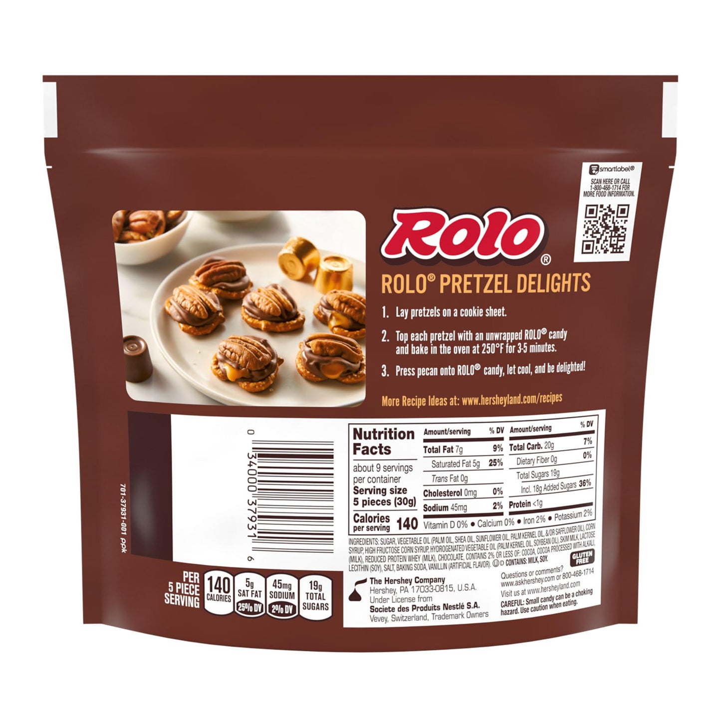 Rolo, Rich Chocolate Caramels Candy Share Pack, 9.5 Ounce