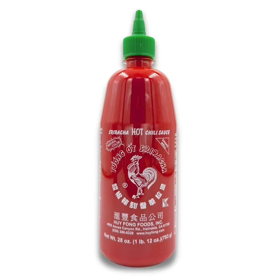 (3 pack) Sriracha Hot Chili Sauce, 28oz (793g) Bottle