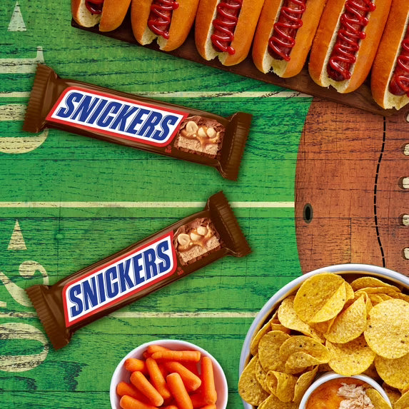 Snickers Full Size Chocolate Candy Bars - 11.16 oz (6 Pack)