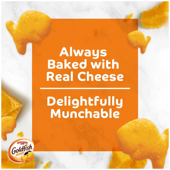 Goldfish Family Faves Crackers, Cheddar, Colors and Baby Crackers Snack Pack, 0.9 oz, 20-Count Variety Pack Box( 2 pack)