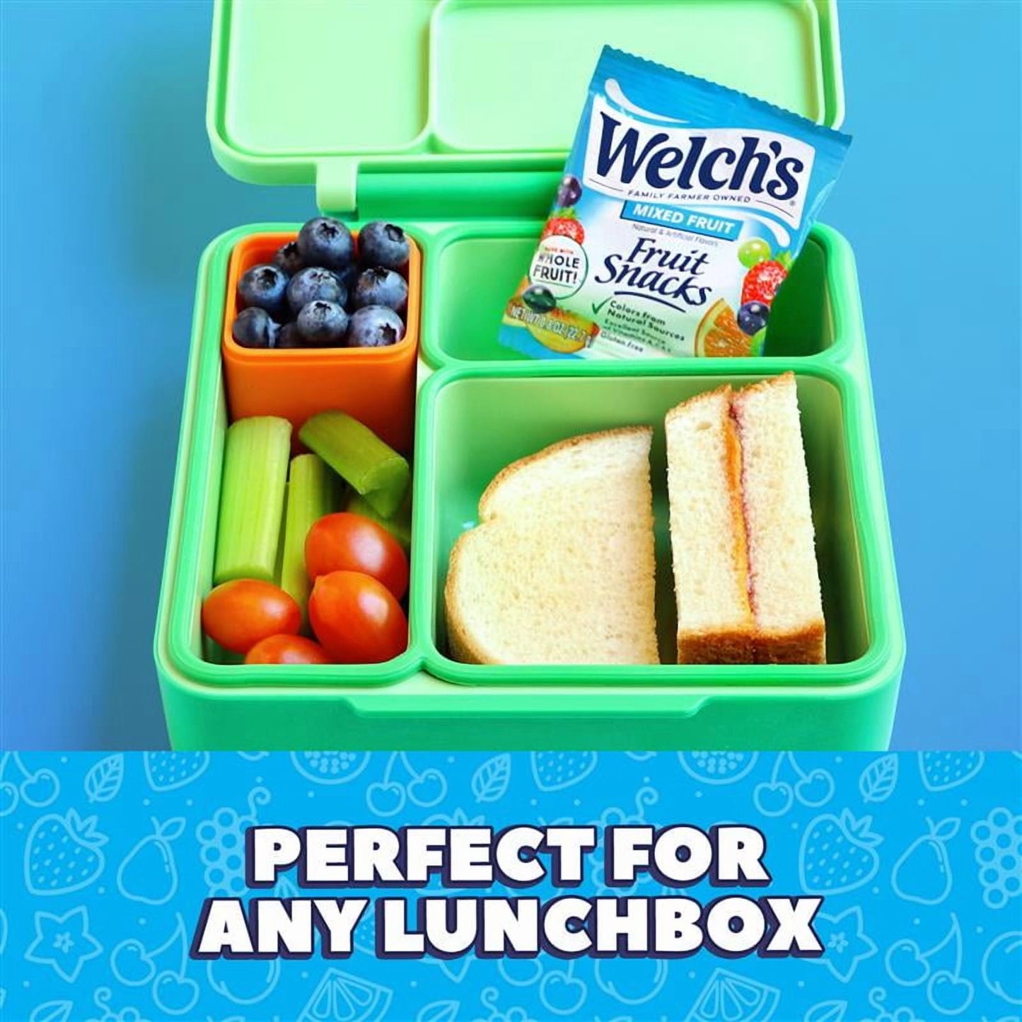 Welch's Fruit Snacks, Mixed Fruit, Soft Kids Snacks, 0.8 oz, 40 Count