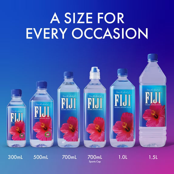 (2 pack) FIJI Natural Artesian Water, 16.9 fl. oz. (Pack of 6 Bottles)