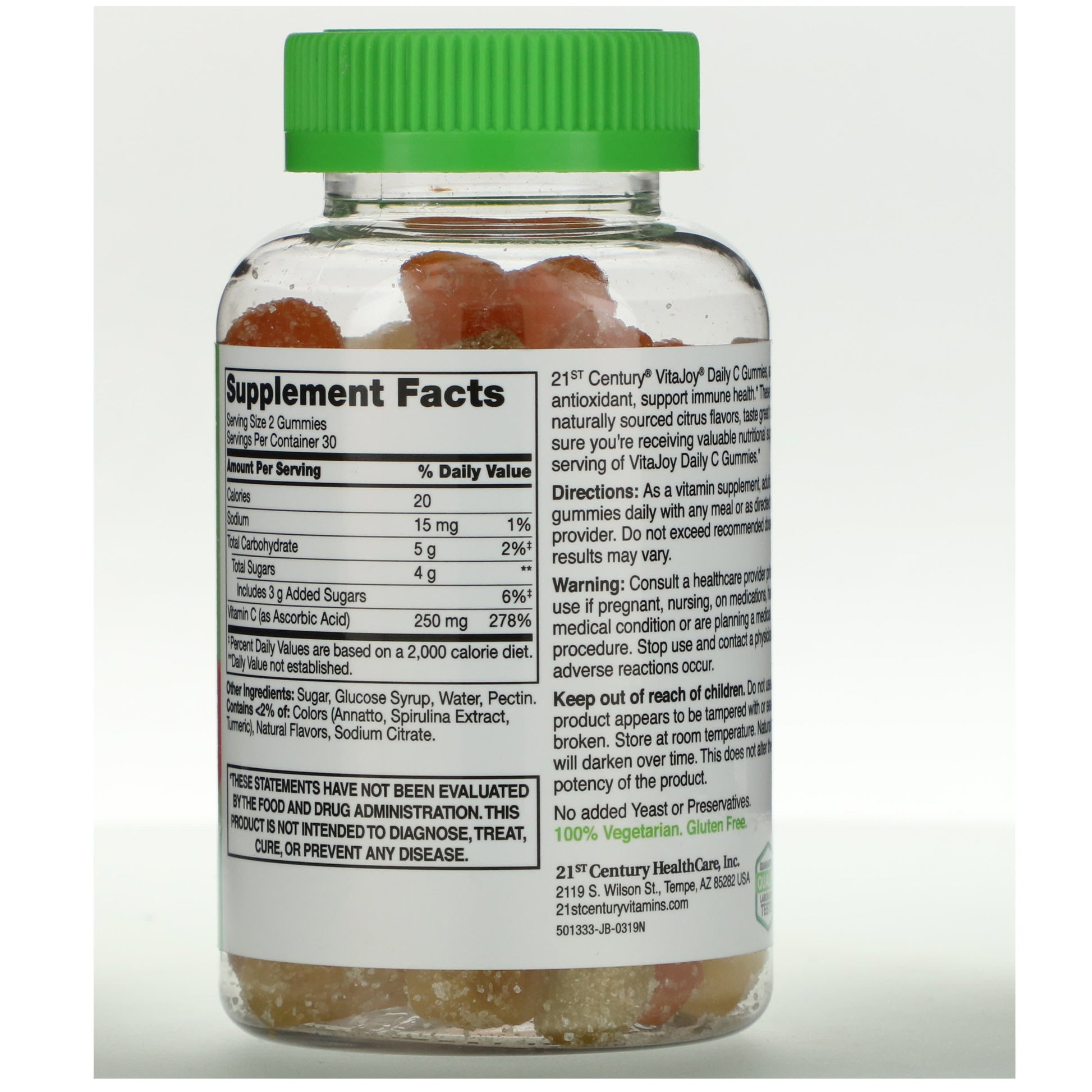 21st Century VitaJoy Gummies - Daily C Citrus 60 gummy