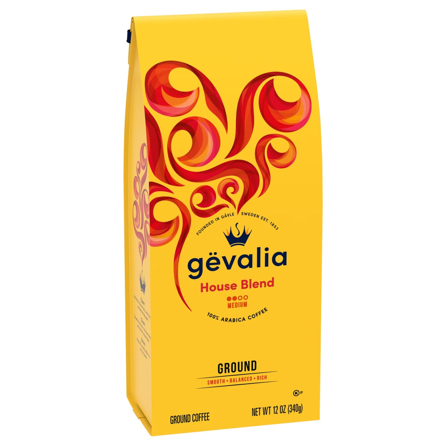 (6 pack) Gevalia House Blend Medium Ground Coffee 6 Pack, 12 oz. Bag