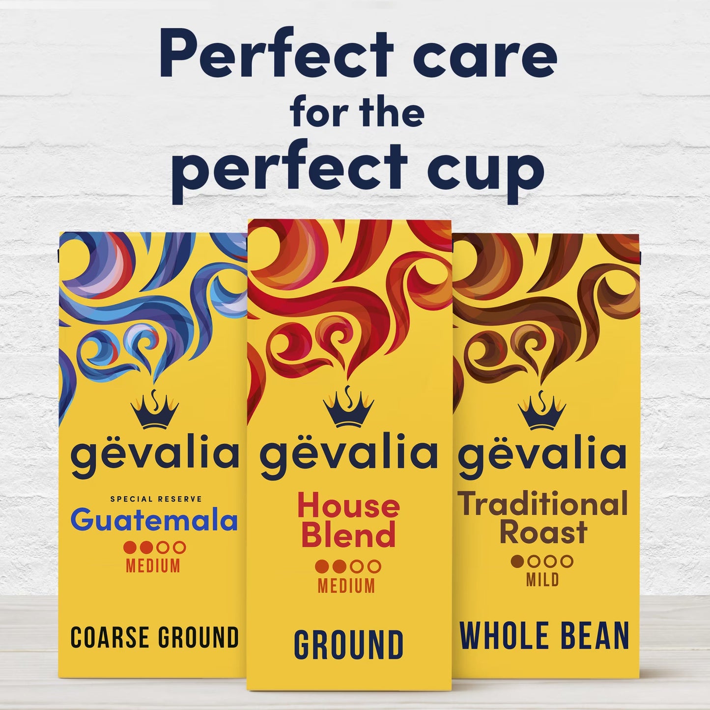(6 pack) Gevalia House Blend Medium Ground Coffee 6 Pack, 12 oz. Bag