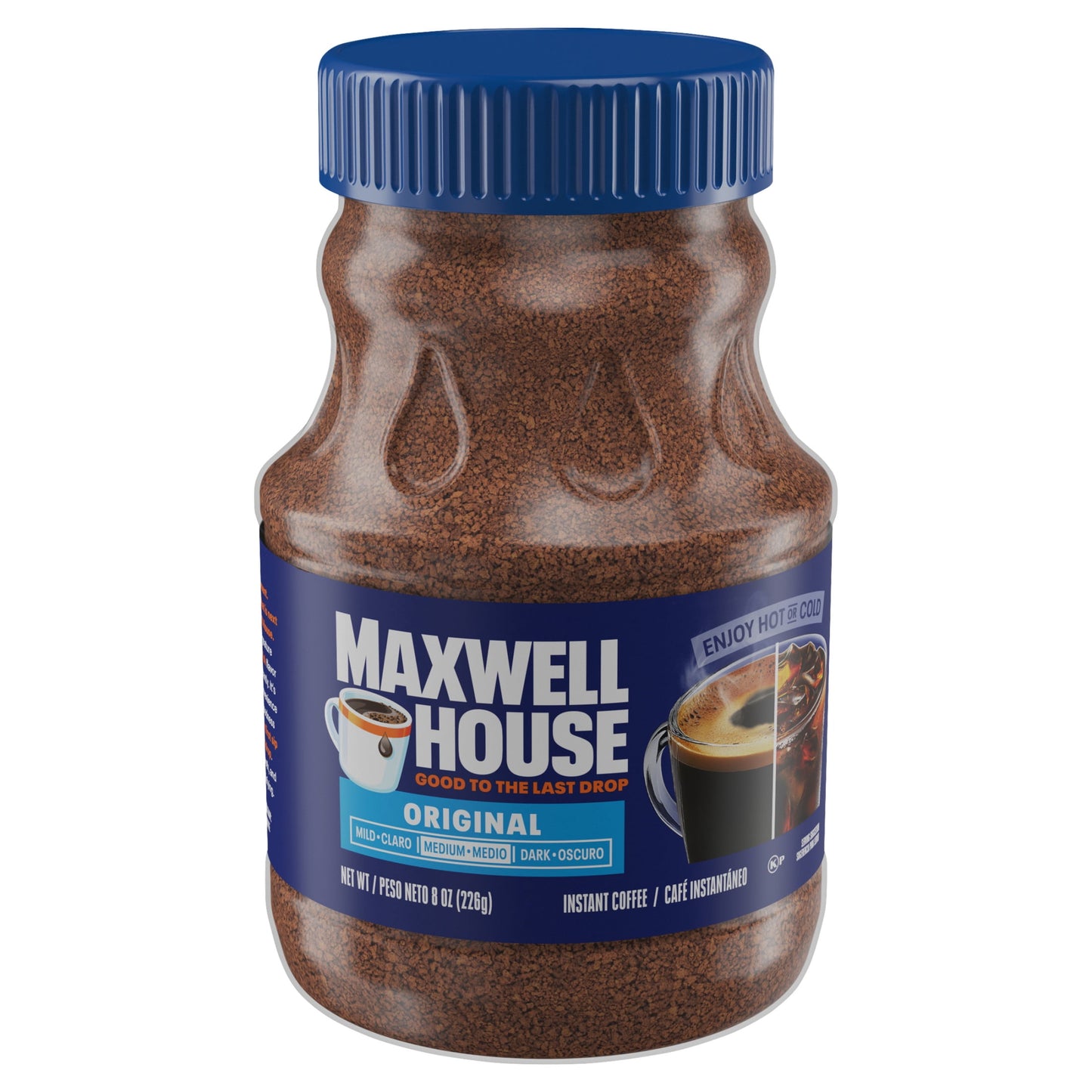 Maxwell House Original Roast Instant Coffee, 8 oz Jar