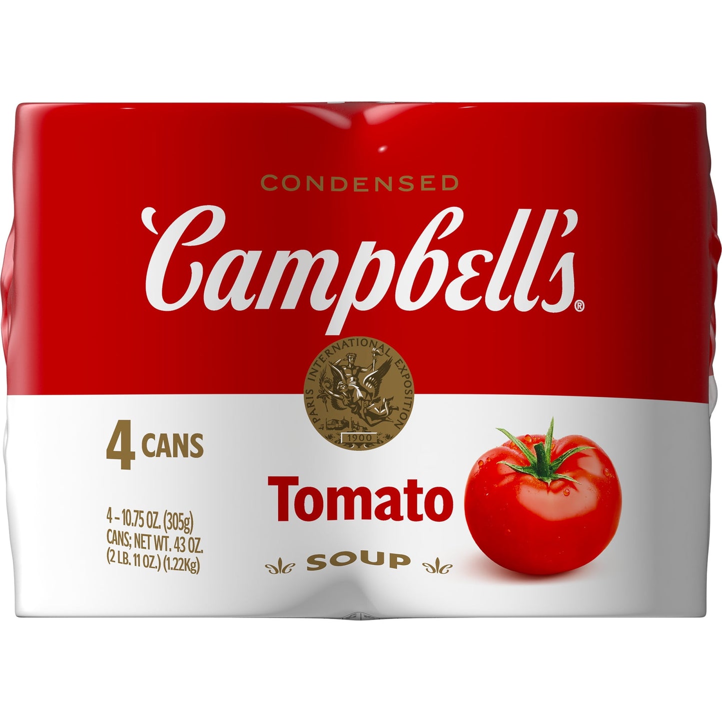 Campbell's Condensed Tomato Soup, 10.75 oz Can (4 Pack)