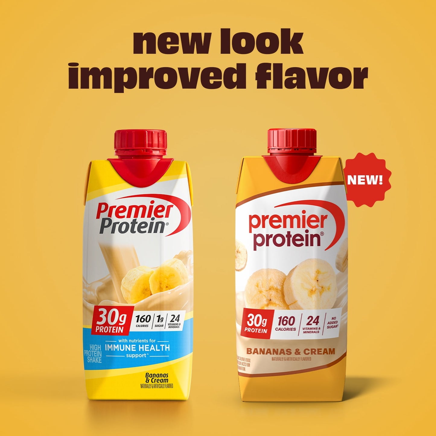 Premier Protein Shake, Bananas & Cream, 30g Protein, 11 Fl Oz, 4 Ct