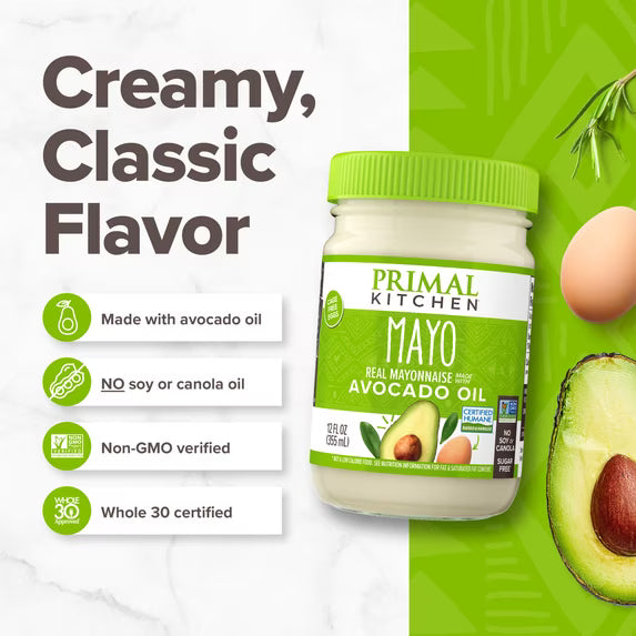 (pack of 2)Primal Kitchen Avocado Oil Mayo 12 oz