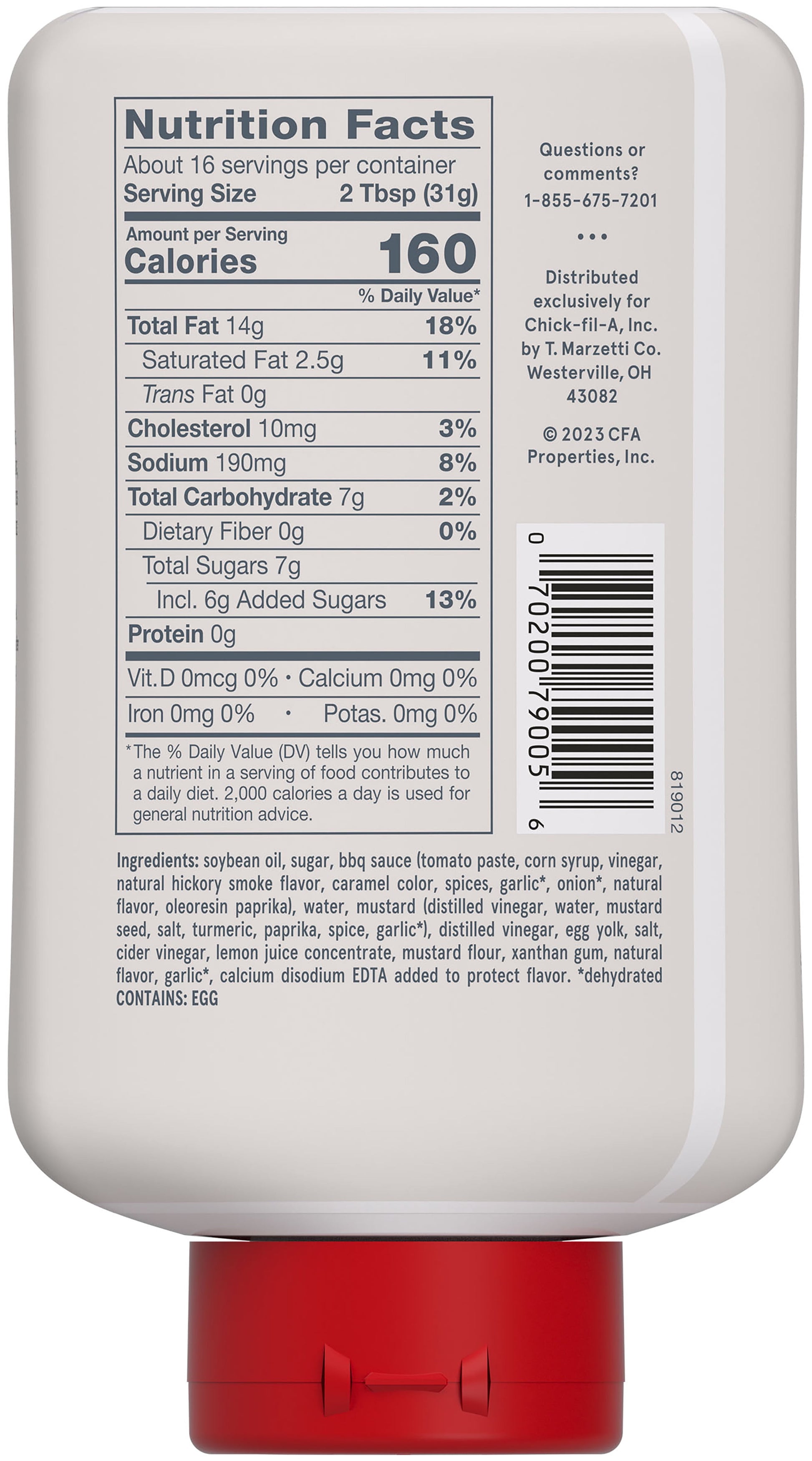 Chick-fil-A Dipping Sauce, 16 fl oz Squeeze Bottle