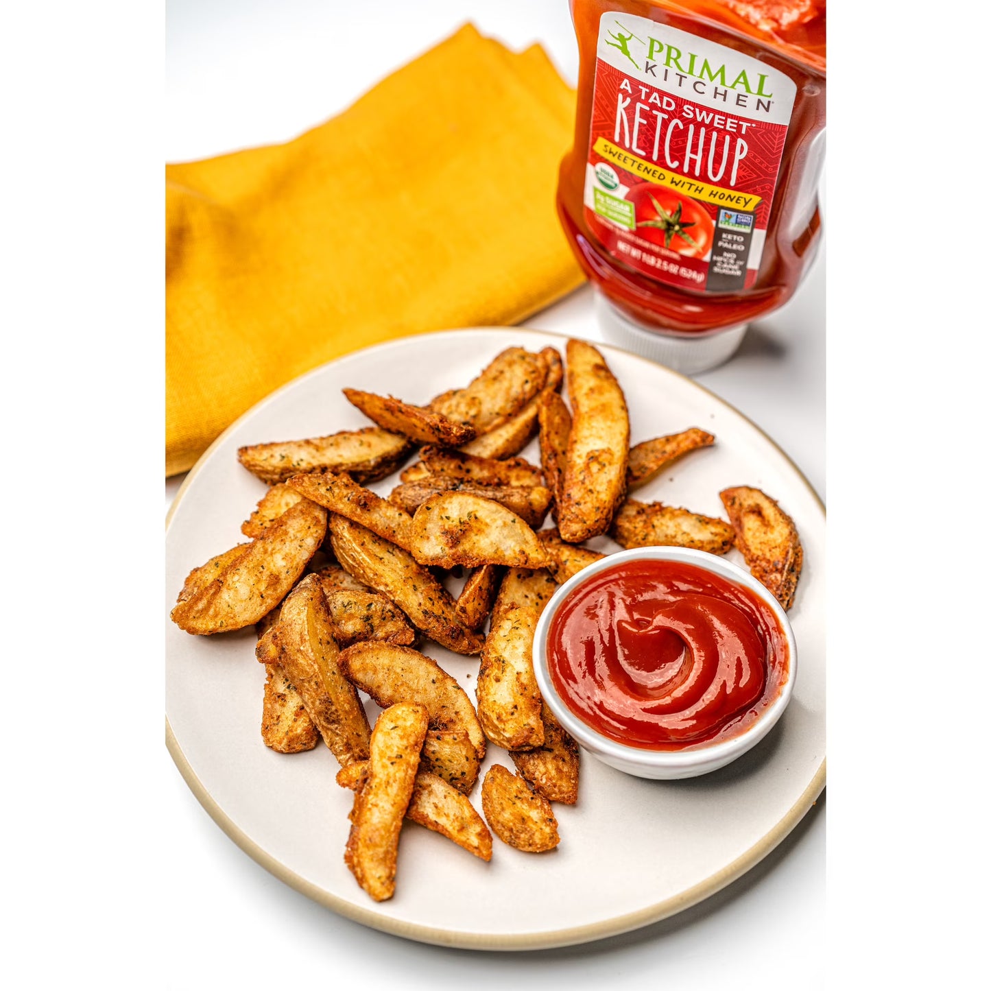 Primal Kitchen A Tad Sweet Squeeze Ketchup - Sweetened with Honey, 18.5 oz