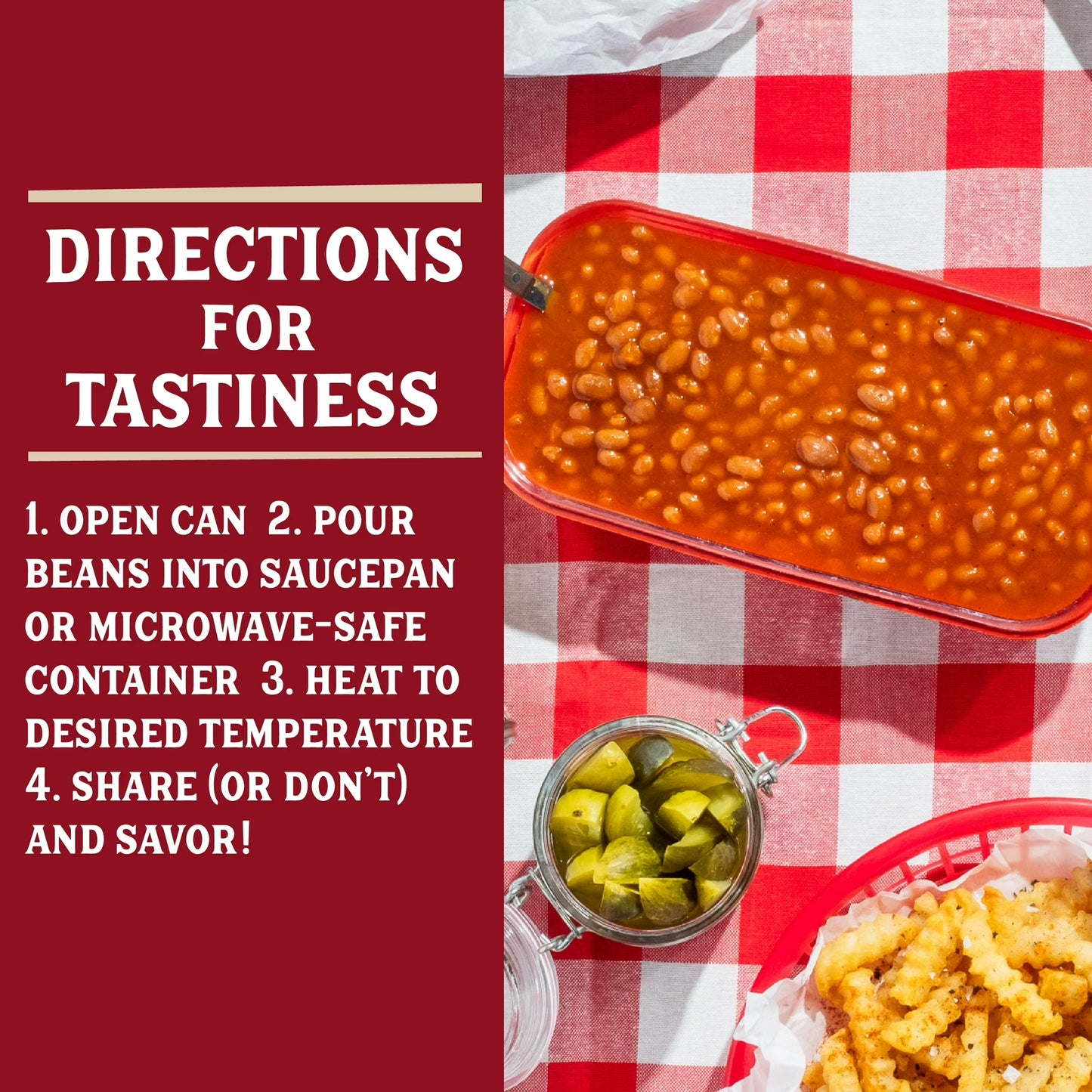 SERIOUS Bean Co Sweet and a Bit Sassy Dr Pepper Baked Beans, 4-pack of 16 Oz Cans