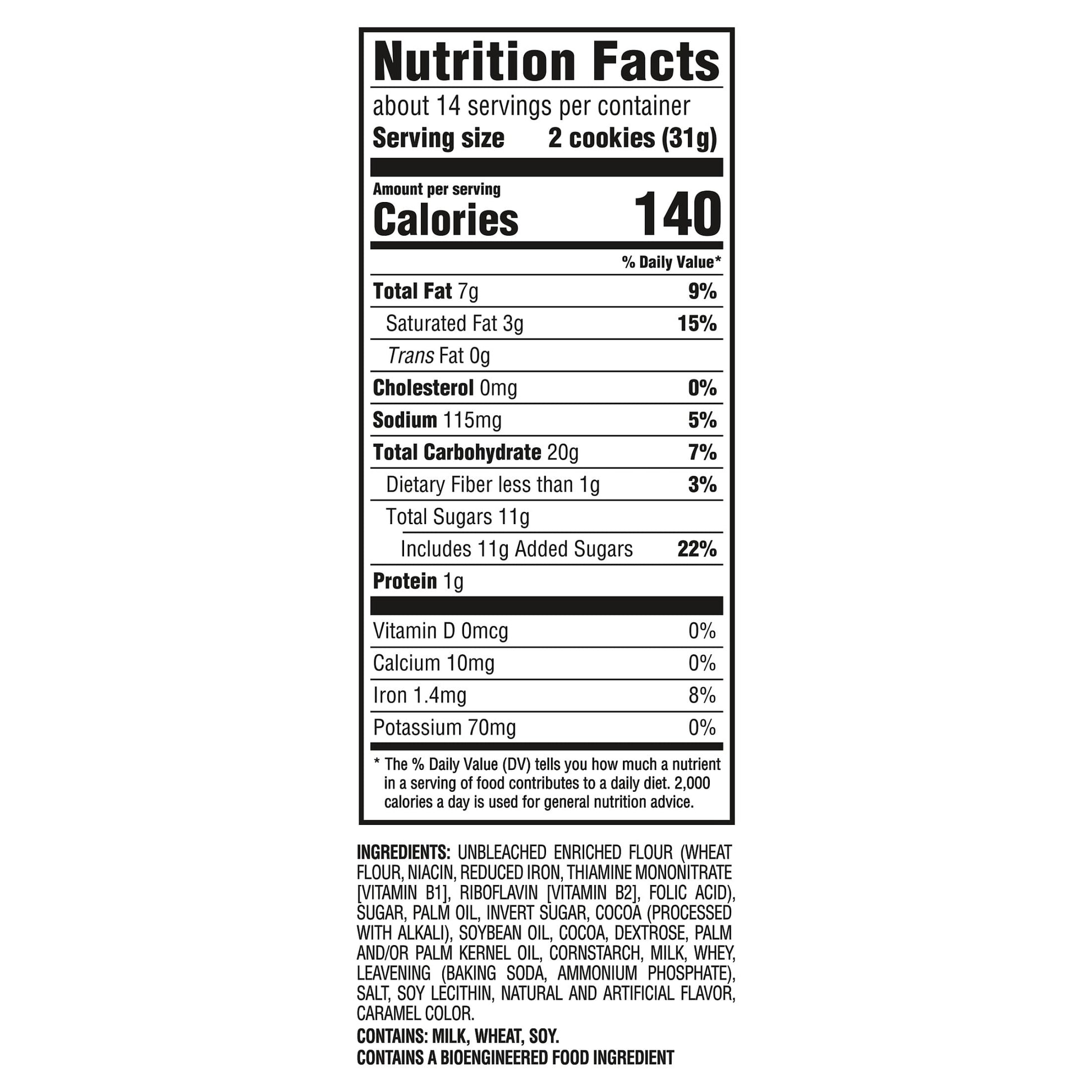 CHIPS AHOY! Chewy Hershey's Fudge Filled Soft Fudgy Chocolate Chip Cookies, Family Size, 14.85 oz