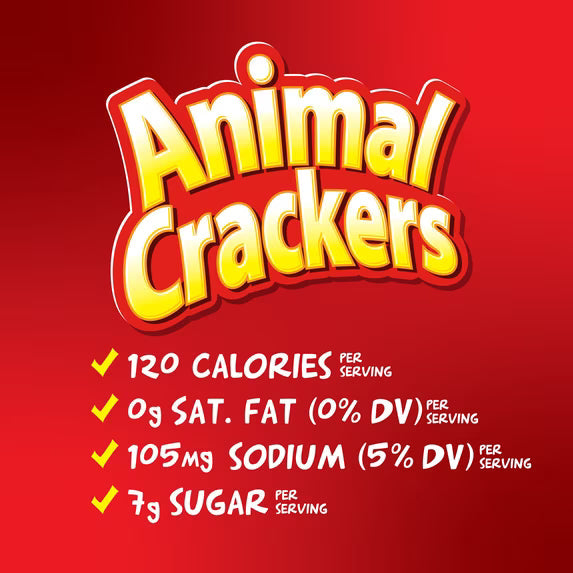 (pack of 2)Stauffer's Simply Animals Original Animal Crackers, Fun Kid Snacks, 24oz Resealable Family Size Bear Jug