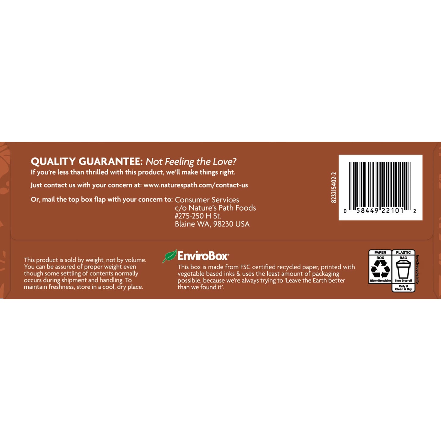 Nature's Path Organic Breakfast Cereal, Heritage Flakes®, 33.5oz Box