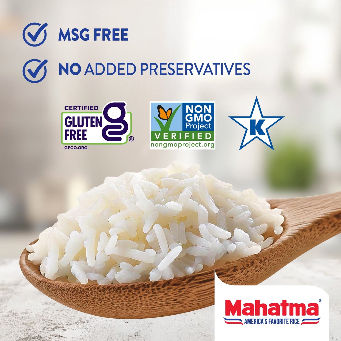 Mahatma Enriched Extra Long Grain White Rice, 20 lb Bag