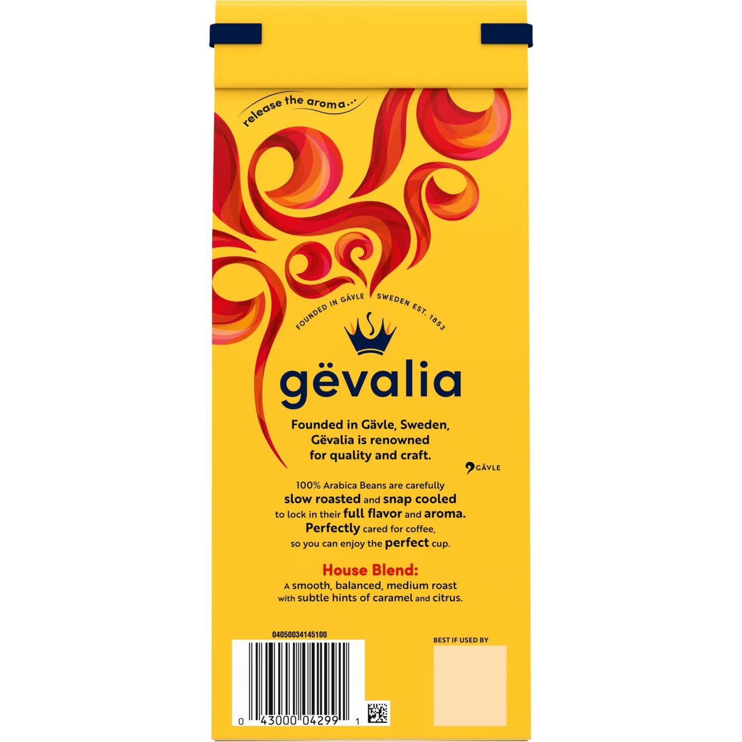 (6 pack) Gevalia House Blend Medium Ground Coffee 6 Pack, 12 oz. Bag