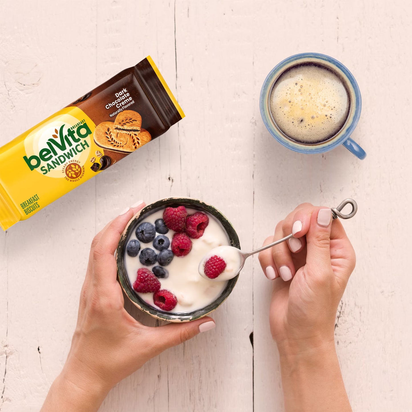(3 pack) belVita Breakfast Bar Biscuit Sandwiches Dark Chocolate Creme, Value Pack, 12 Packs