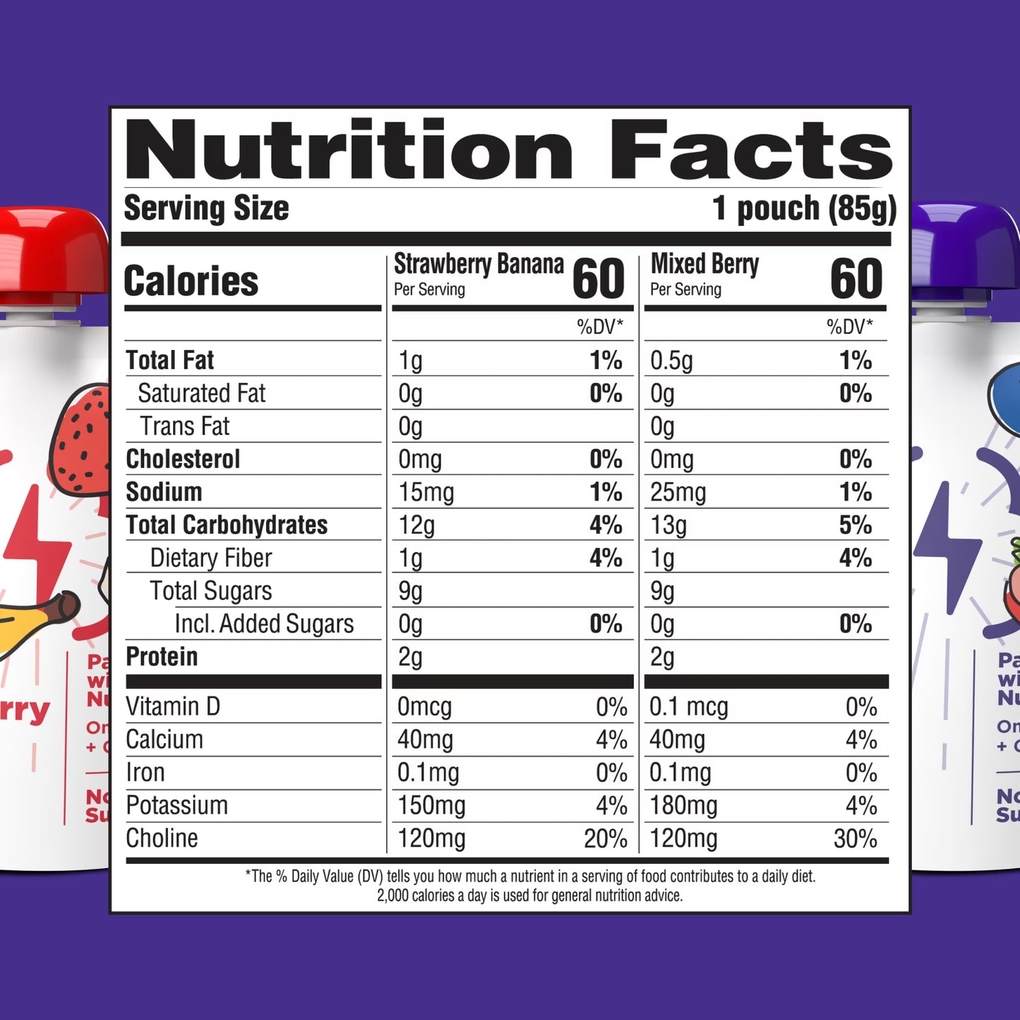 Brainiac Fruit Snacks with Brainpack, Mixed Fruit Flavor, 20 Count