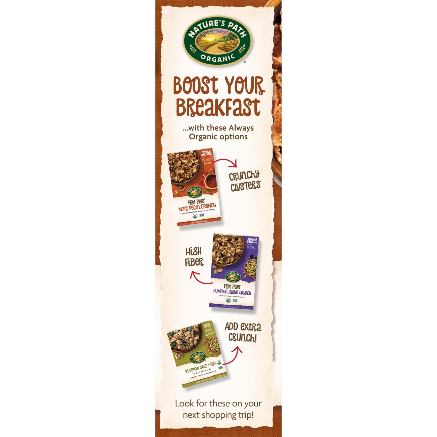 (4 pack) Nature's Path Organic Heritage Flakes® Breakfast Cereal, 33.5oz Box (pack of 4)