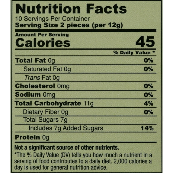 2 pack Gin Gins Original Chewy Ginger Candy with Fresh Ginger, 4.5 oz