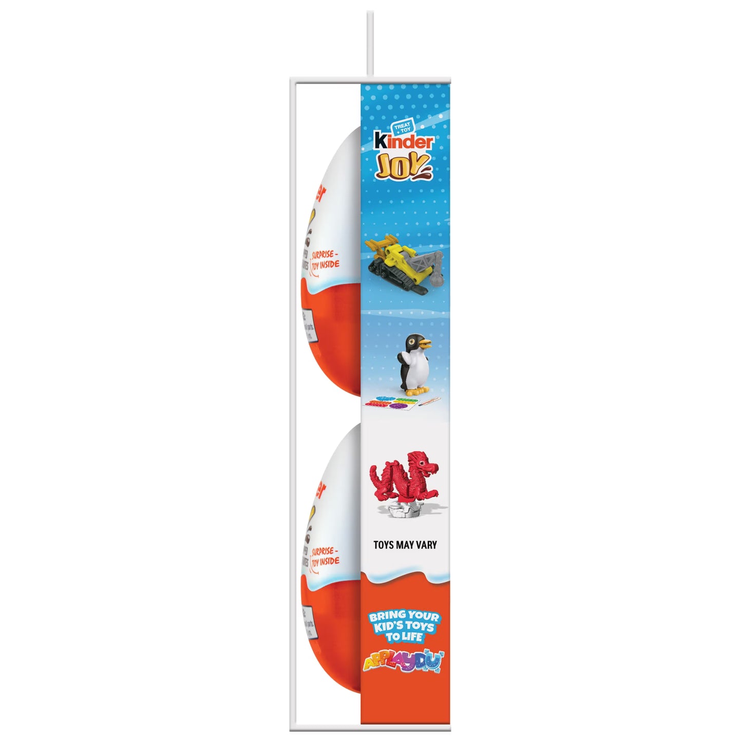 Kinder Joy Eggs, 6 Count, Treat Plus Toy, Sweet Creams and Chocolatey Wafers, Individually Wrapped, 4.2 oz