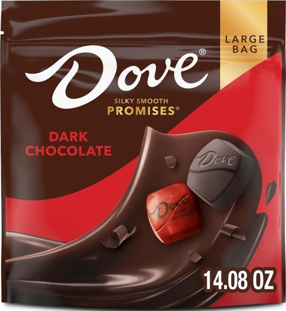 DOVE PROMISES Dark Chocolate Candy, Large Bag, 14.08 Oz