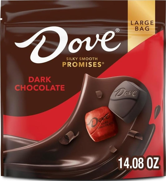 DOVE PROMISES Dark Chocolate Candy, Large Bag, 14.08 Oz