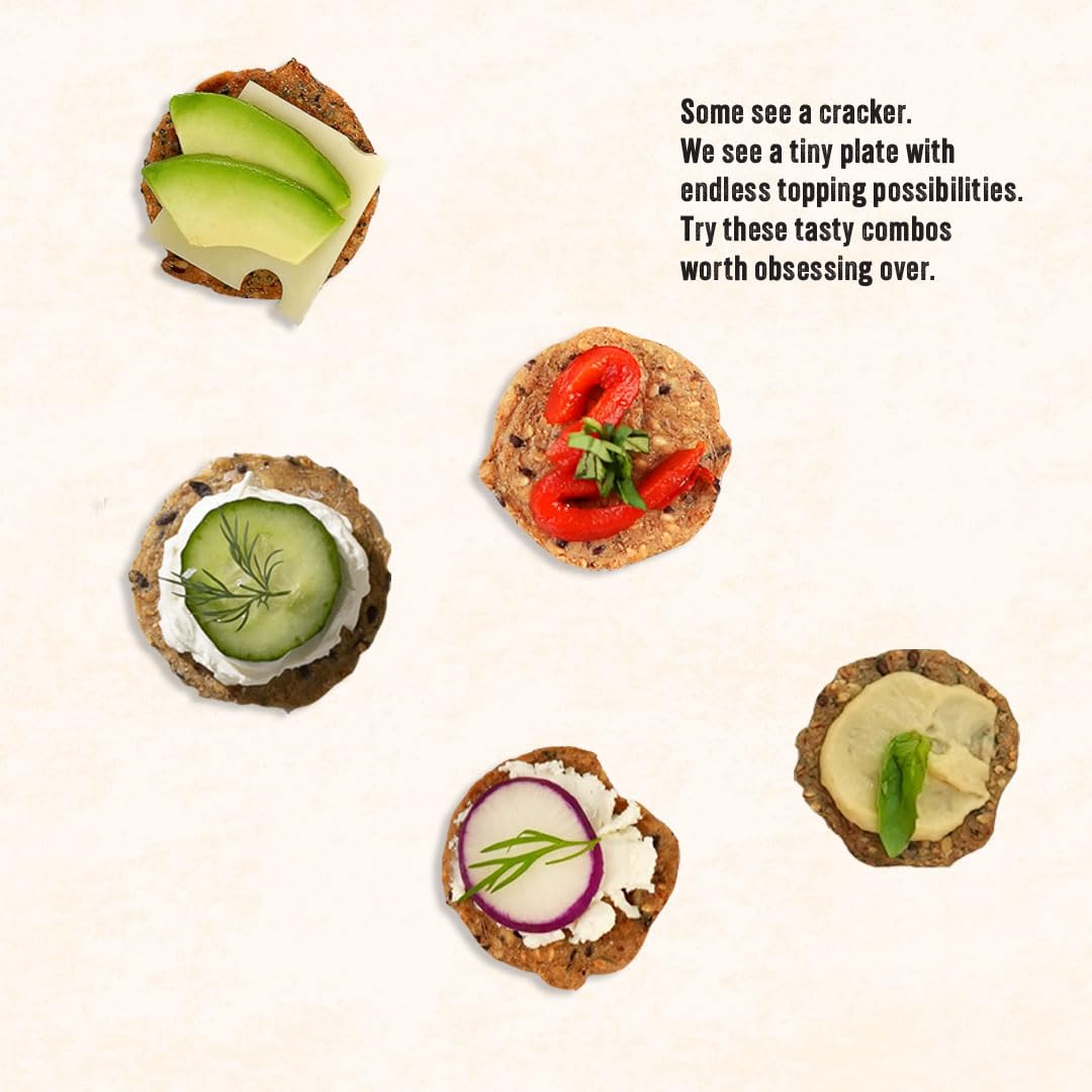 Mary's Gone Crackers Super Seed Crackers, Jalapeno, 4 Ounce (Pack of 1), Organic Plant Based Protein, Gluten Free