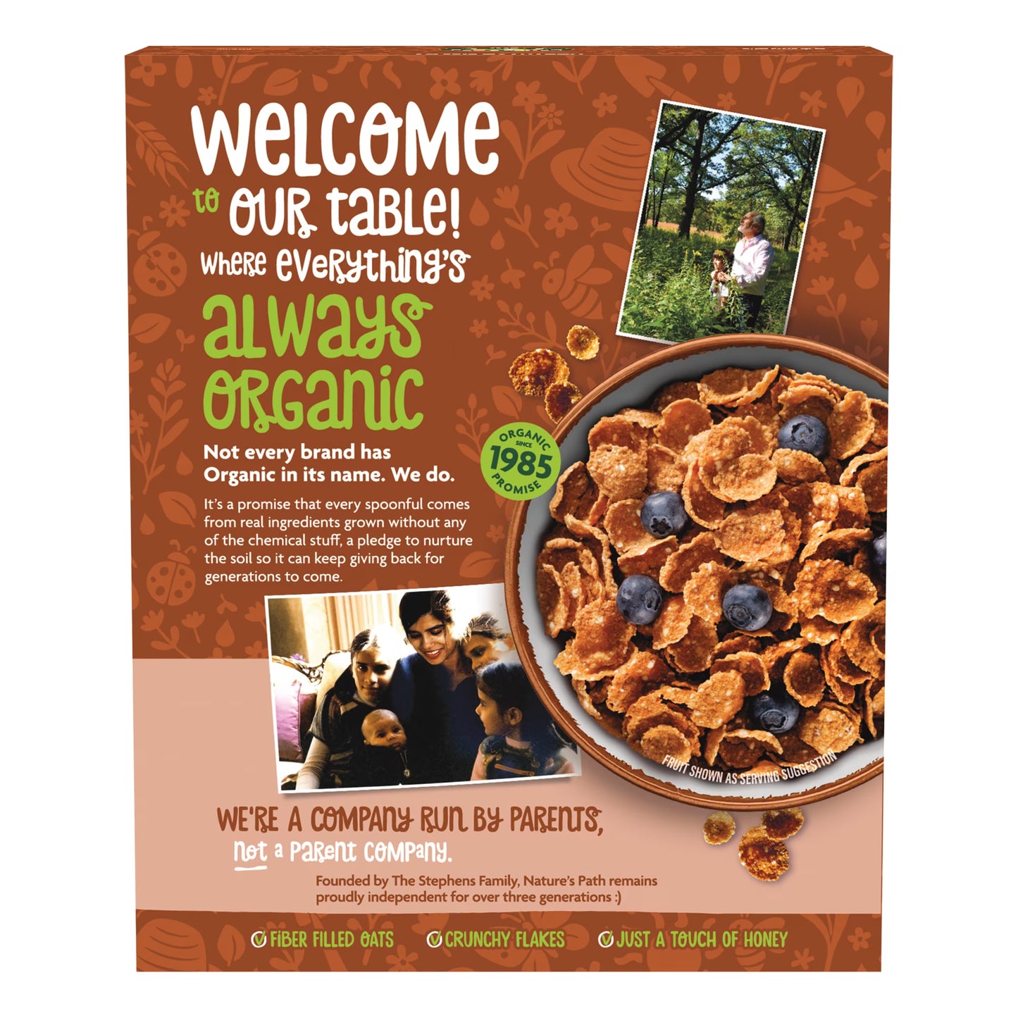 Nature's Path Organic Breakfast Cereal, Heritage Flakes®, 33.5oz Box