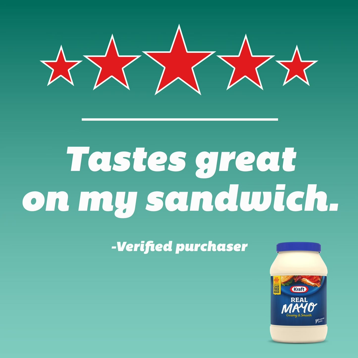 Kraft Real Mayo Creamy & Smooth Mayonnaise, 48 fl oz Jar