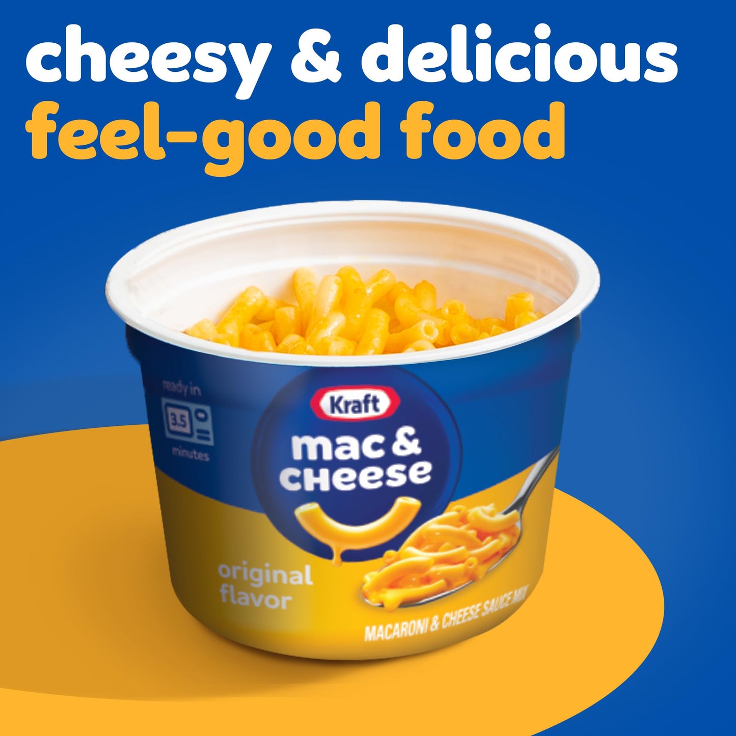 Kraft Original Easy Microwavable Macaroni and Cheese Cups (8 ct Box, 2.05 oz Cups) (Pack of 2)