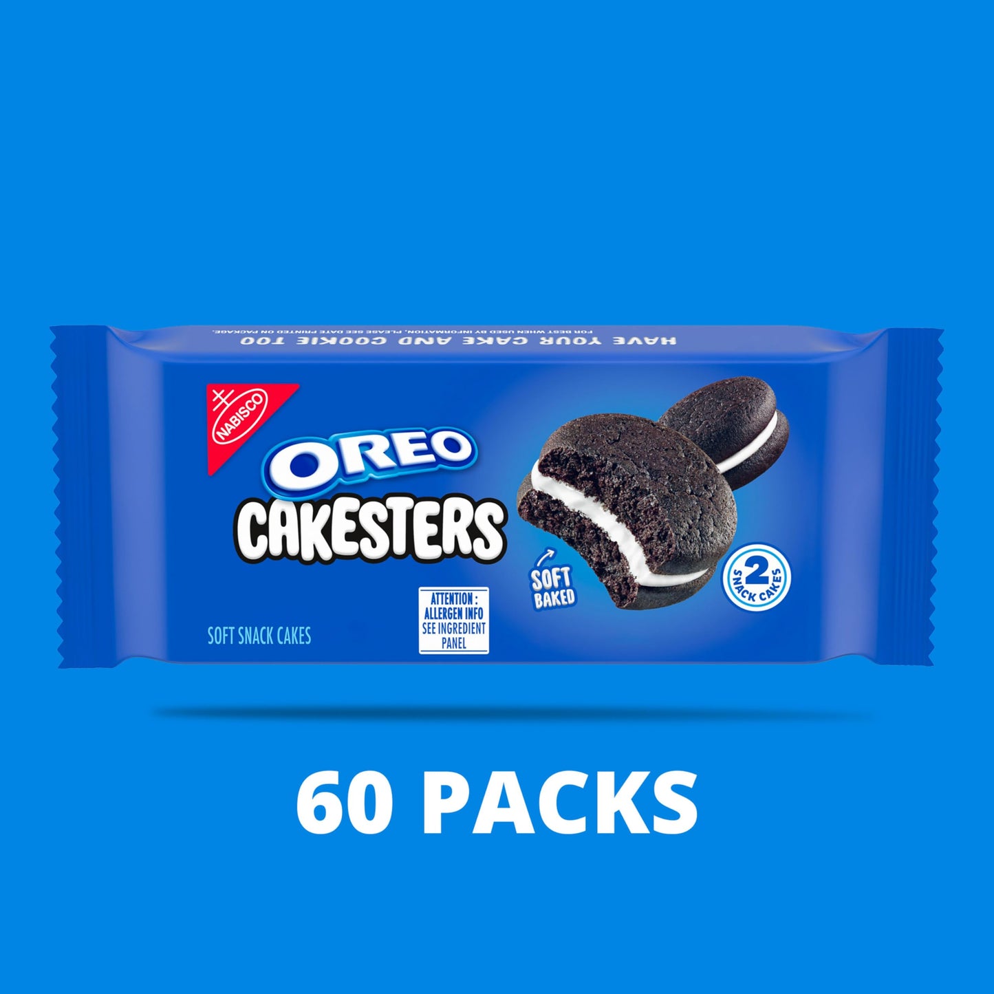 (6 pack) OREO Cakesters Soft Snack Cakes, 5 - 2.02 oz Snack Packs