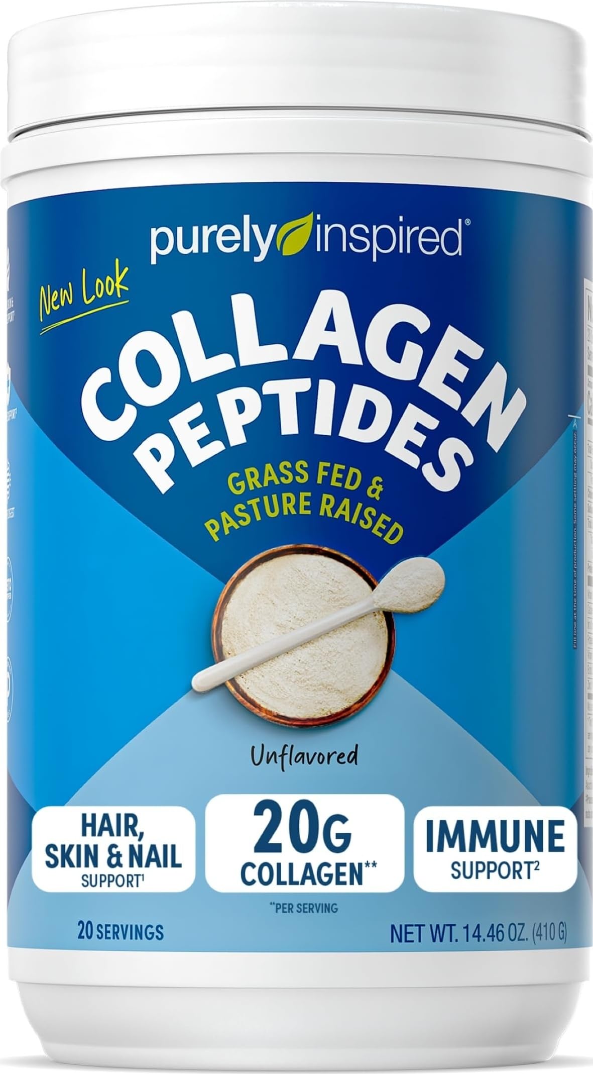Purely Inspired Collagen Powder for Women & Men, Unflavored (20 Servings)