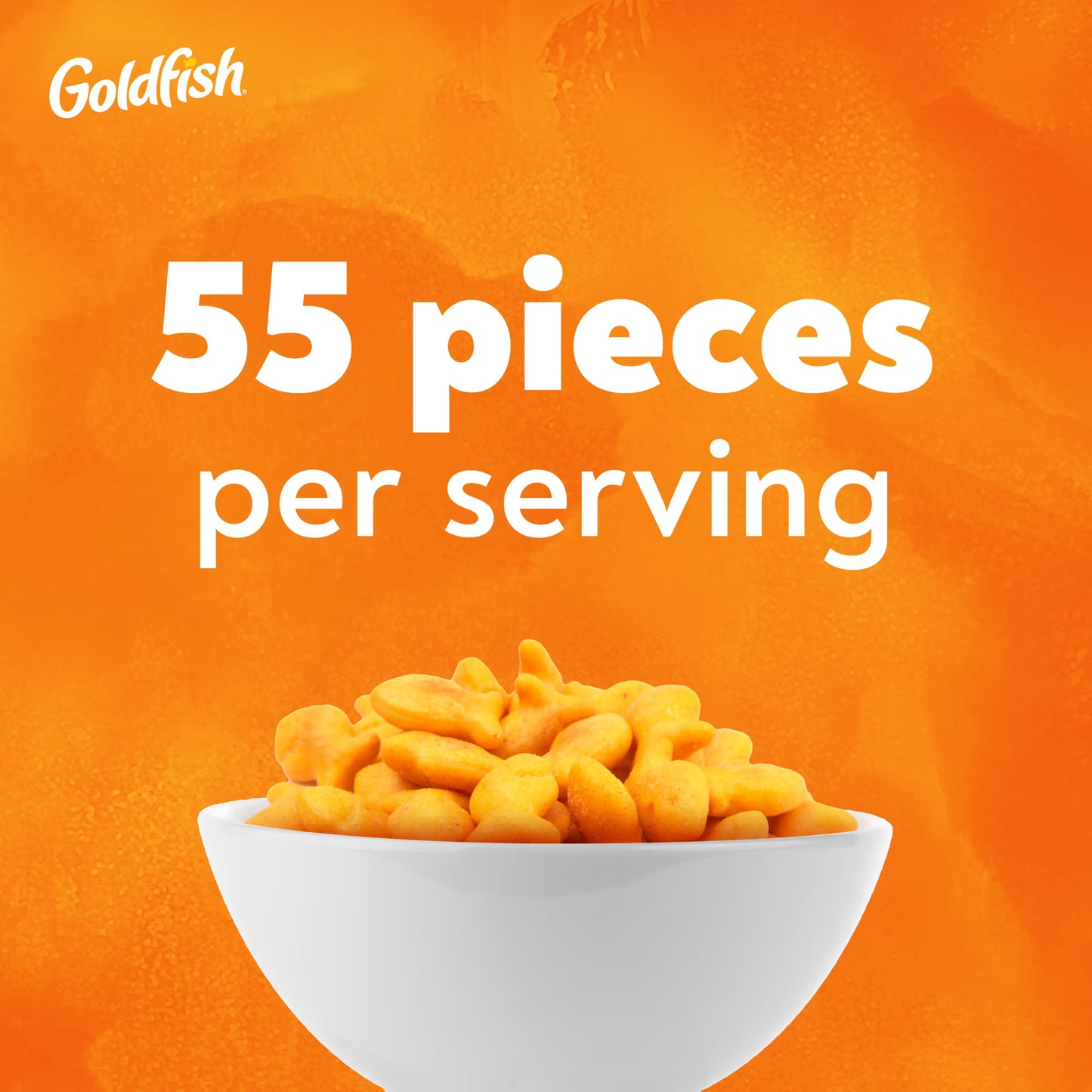 Goldfish Cheddar Cheese Crackers, Baked Snack Crackers, 1 oz on-The-Go Snack Packs, 20 Count Box