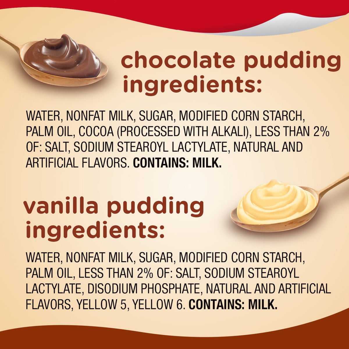 (4 pack) Snack Pack Chocolate Pudding and Vanilla Pudding, Lunchbox Snacks, 3.25 oz Pudding Cups, 12 Count Family Pack
