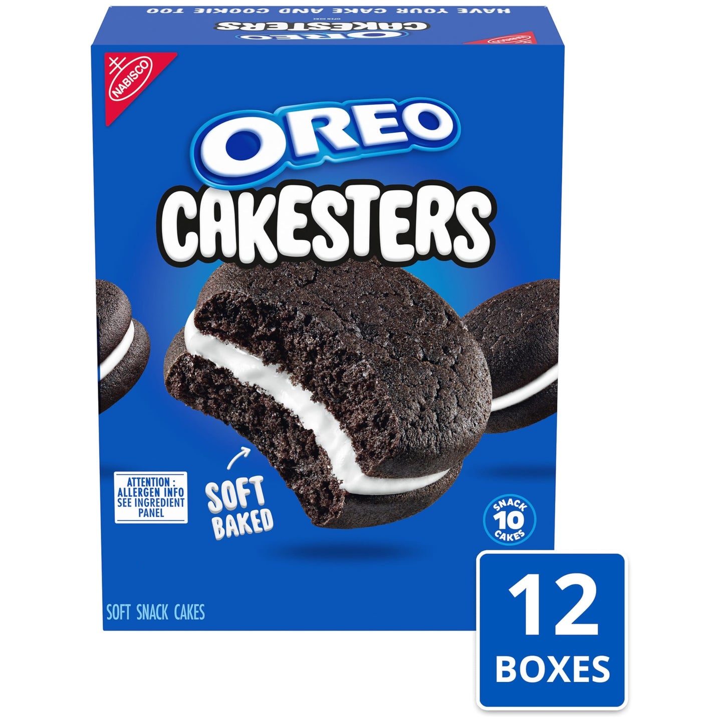 (6 pack) OREO Cakesters Soft Snack Cakes, 5 - 2.02 oz Snack Packs