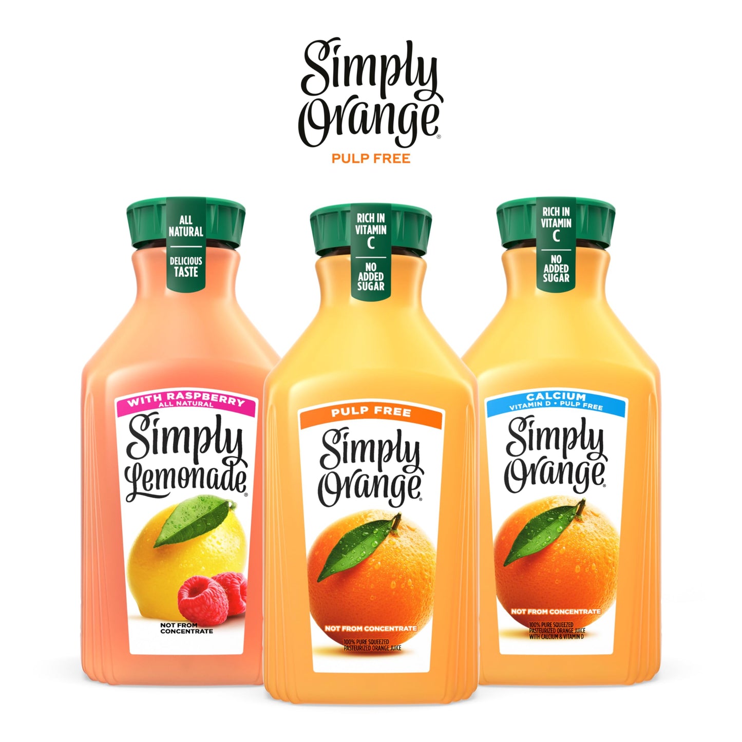 Simply Orange Pulp Free Orange Juice, 76 fl oz