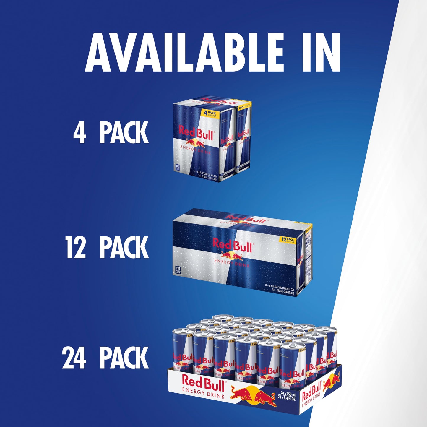 Red Bull Energy Drink, 8.4 fl. oz., Pack of 12 Cans, 80mg Caffeine, Taurine & B Vitamins