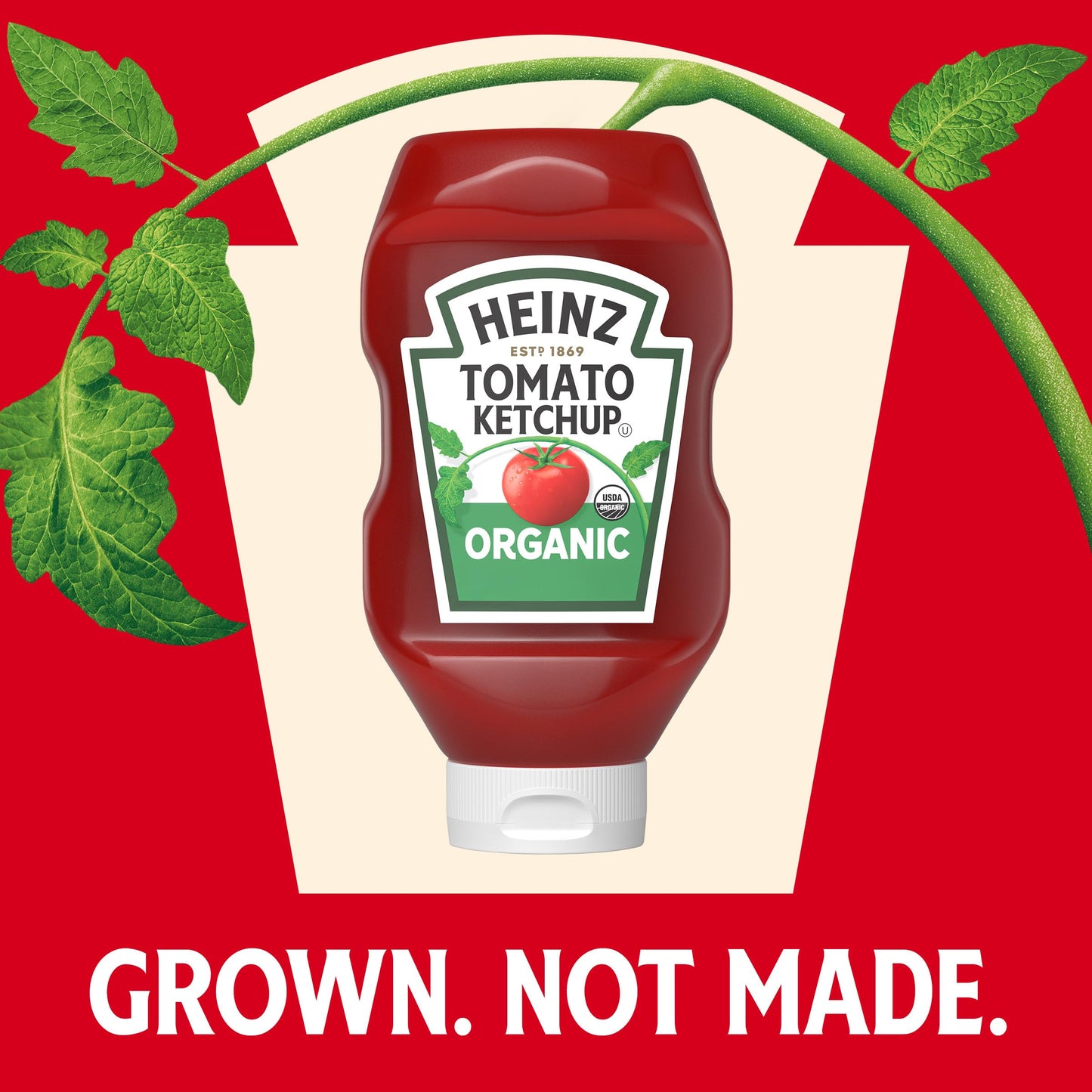 Heinz Organic Tomato Ketchup, 32 oz Bottle