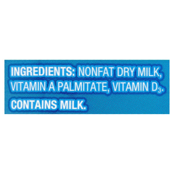 ( pack of 2)Great Value Instant Nonfat Dry Milk, 25.6 oz Bag, Makes 8 Quarts