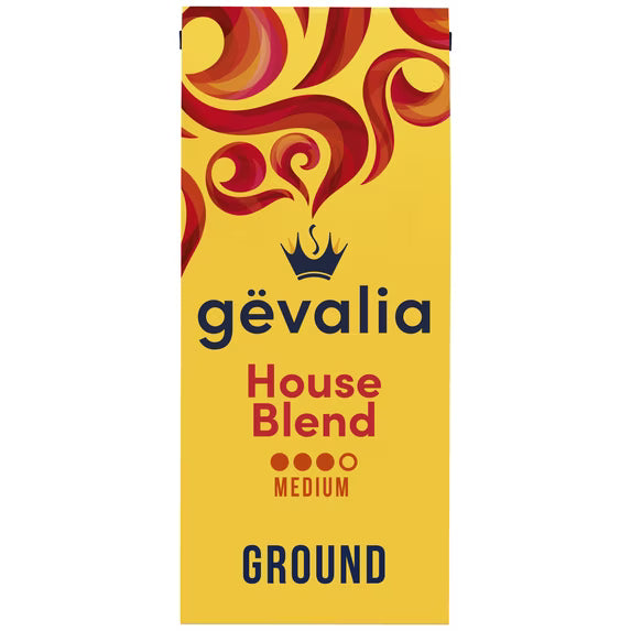 (6 pack) Gevalia House Blend Medium Ground Coffee 6 Pack, 12 oz. Bag