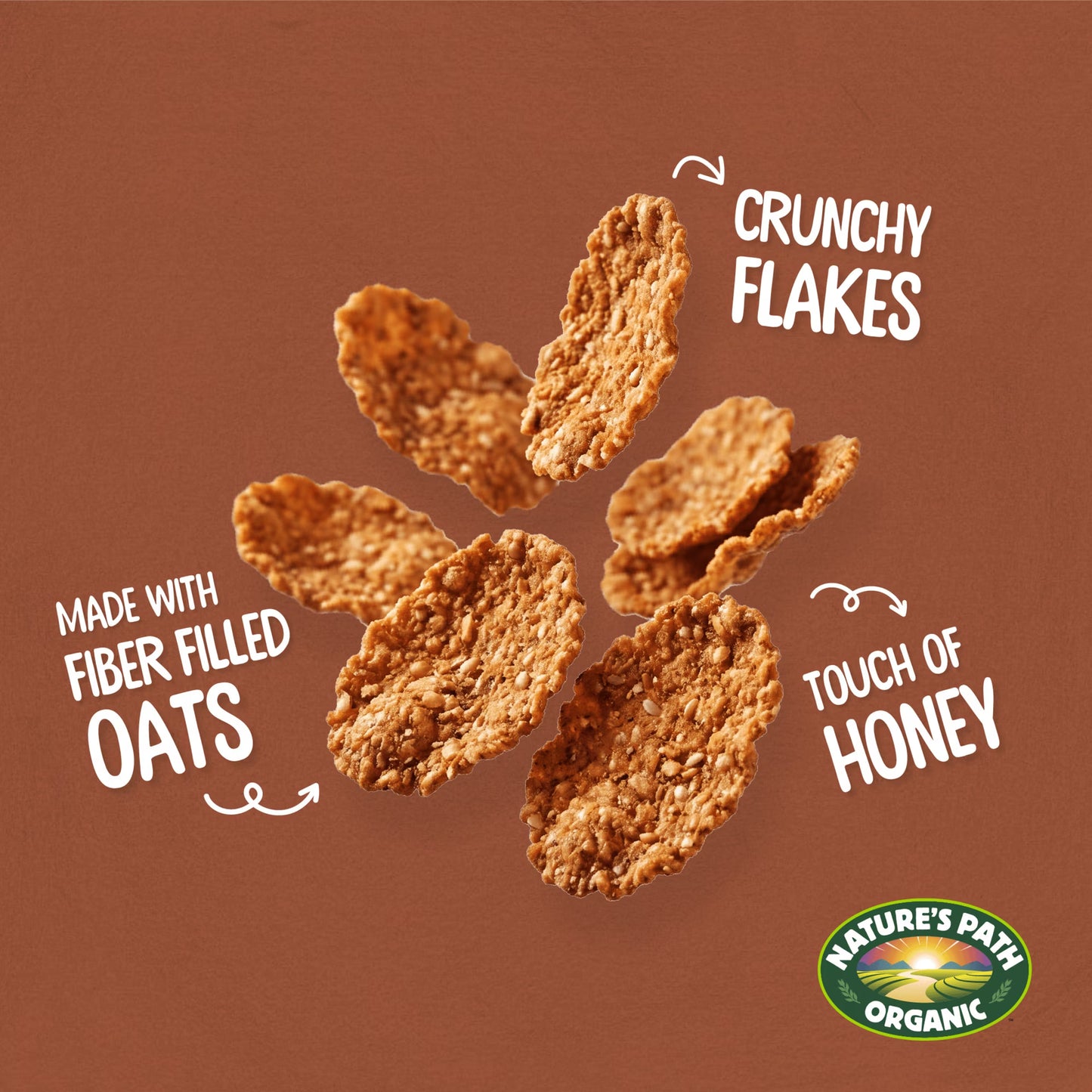 Nature's Path Organic Breakfast Cereal, Heritage Flakes®, 33.5oz Box