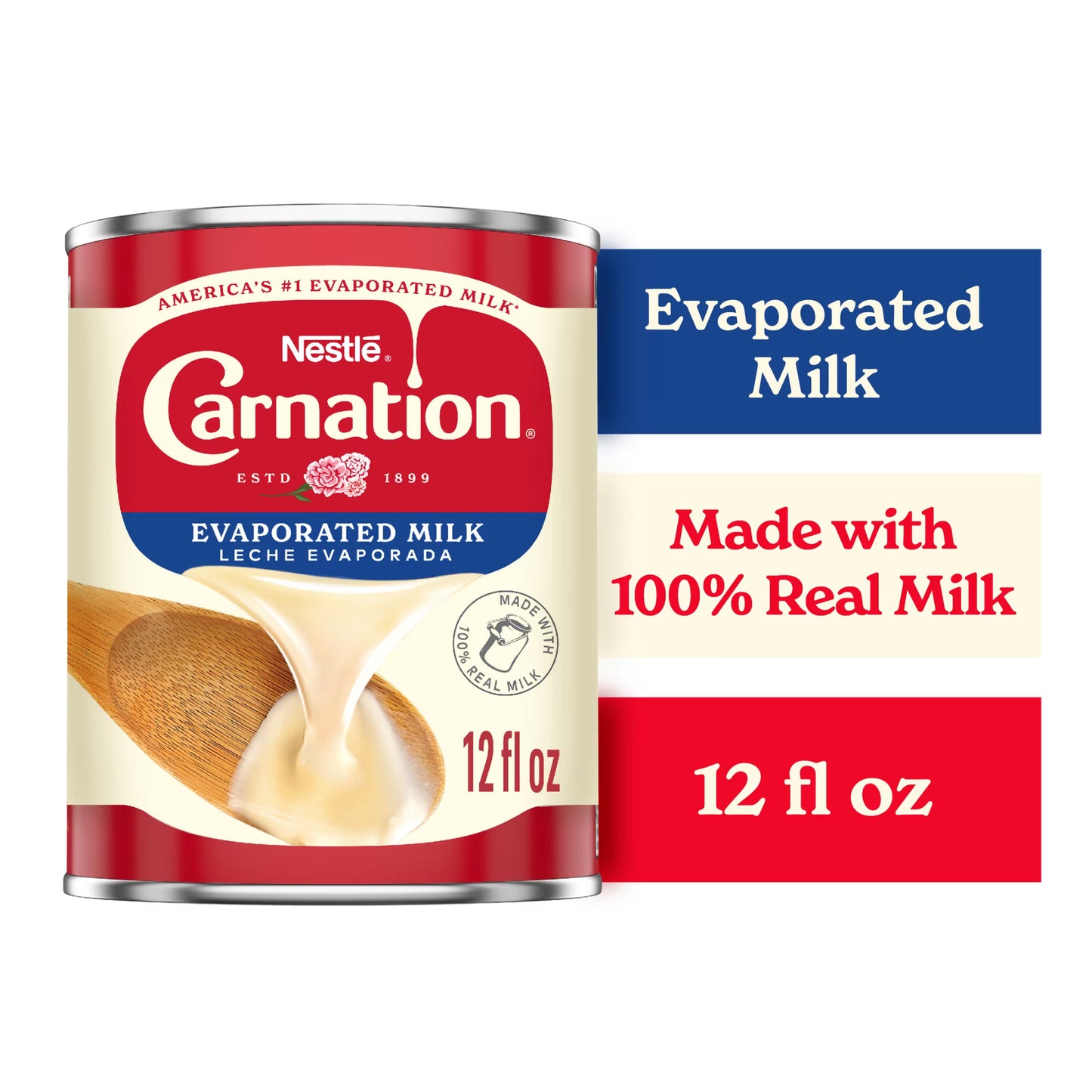 (8 pack) Nestle Carnation Vitamin D Added Evaporated Milk, 12 fl. oz. Can