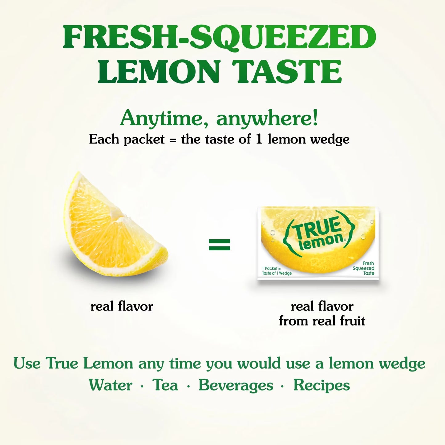 (3 pack) True Lemon Crystallized Water Enhancer Powder, 0 Calorie Lemon Flavor, 1.41 oz., 50 Count Packets