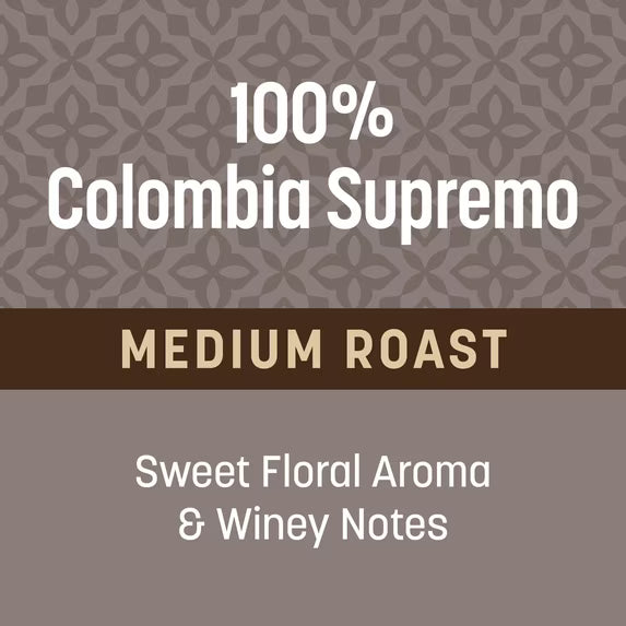 Don Francisco's Colombia Supremo Medium Roast Ground Coffee - 10 oz Can( pack of 2)